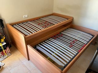 Cama nido con somier ajustable