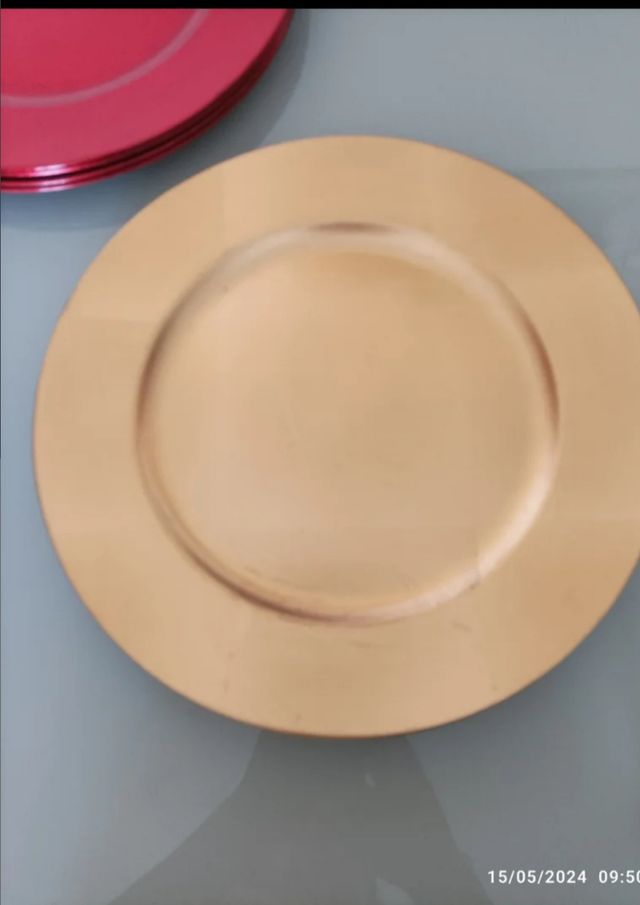 Lote de 8 bajo platos