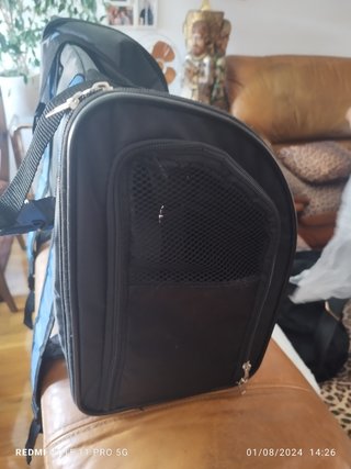 Bolsa transportín mascotas