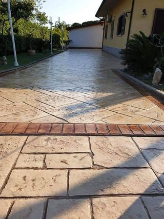 Hormigón impreso y pulido