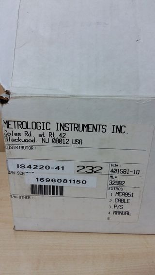 Metrologic IS4220 - Kit RS-232.