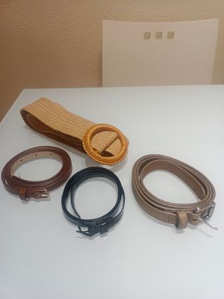 Falda verano  talla 36 y cinturones