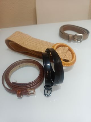 Falda verano  talla 36 y cinturones