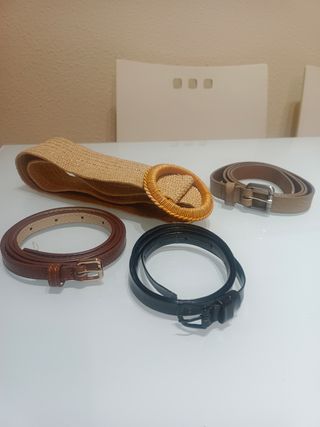 Falda verano  talla 36 y cinturones