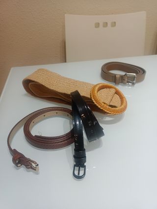 Falda verano  talla 36 y cinturones