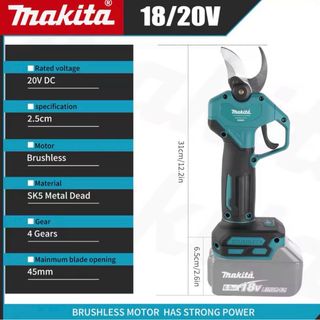 Tijeras de podar electricas makita