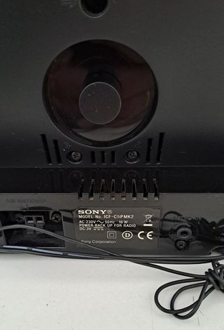 Altavoz/Radio/Despertador SONY Ipod