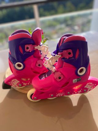 Patines línea niña Oxelo Play 3 Rosa