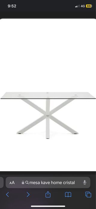 Patas de mesa blancas