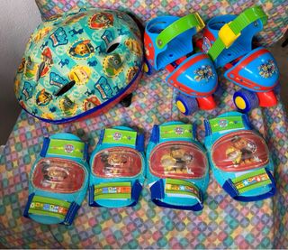 Set de patines con protecciones Patrulla Canina