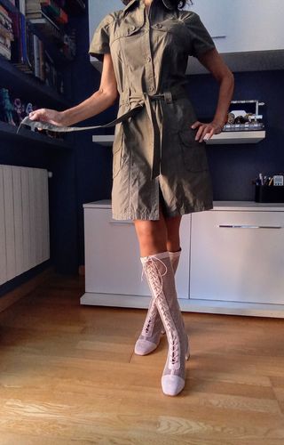 VESTIDO ESTILO MILITAR 