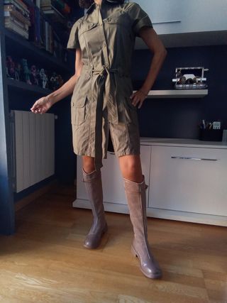 VESTIDO ESTILO MILITAR 