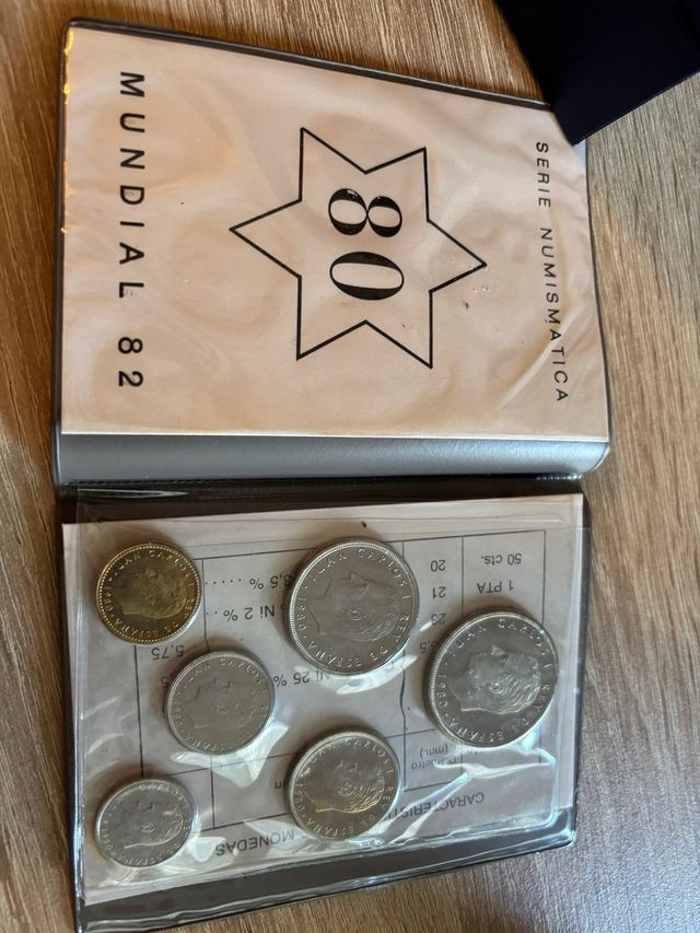 Estuche monedas Mundial 82