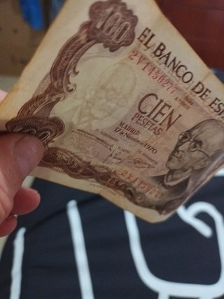 Villete  de 100 pesetas