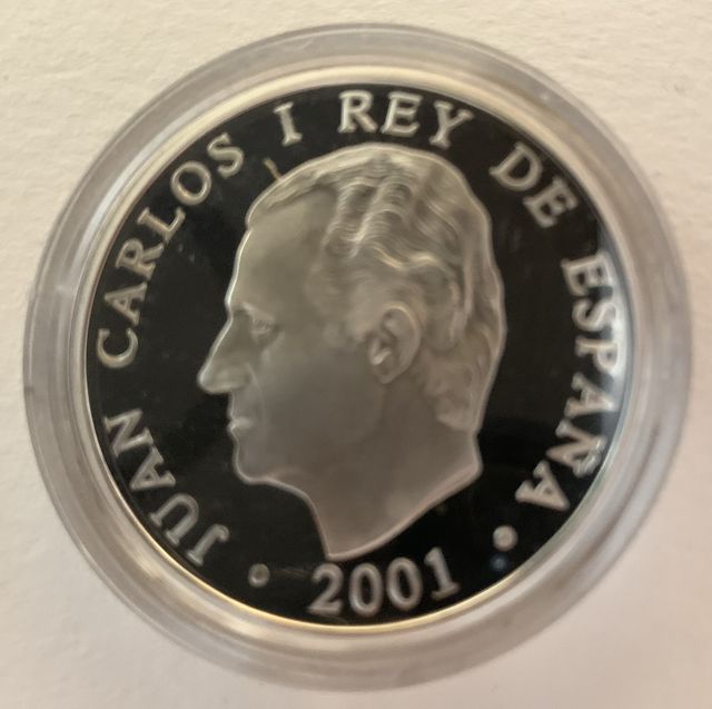 MONEDA I CENT. MUERTE DE ALAS "CLARIN". 2000 PTAS.