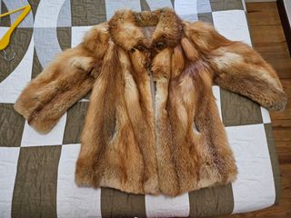 Chaquetón piel zorro rojo