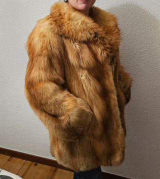 Chaquetón piel zorro rojo