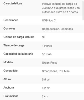 Auriculares inalambricos
