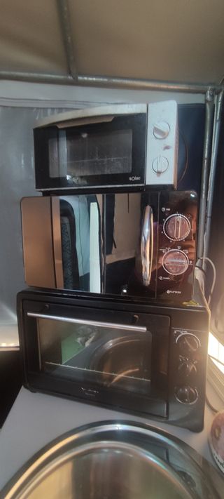 Microondas, horno y tostador lote electr