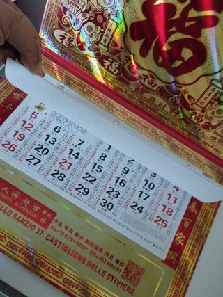 Calendario Cinese 2021