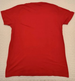 Camiseta roja de manga corta Jack & Jones talla L