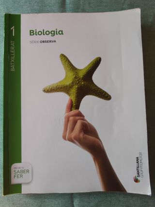 Libro de texto Biologia 1o de Bachillerato