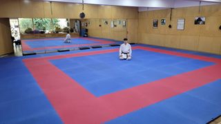 nuevo fábrica: Tatami puzzle azul/rojo reversible