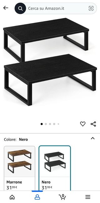 Scrivania Ikea Malm con supporto monitor