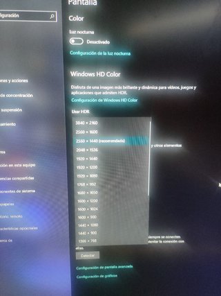 Monitor 144hz 2560x1440p (2k)