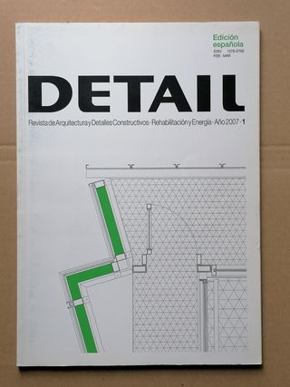 Revista Detail. Rehabilitación y energía. 2007