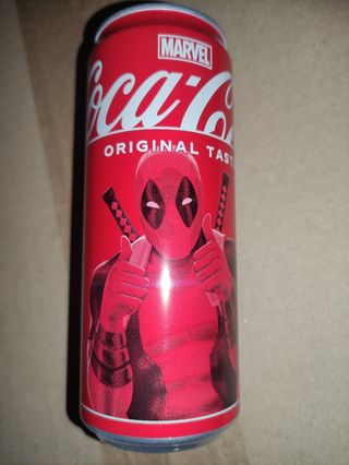 Coca Cola lattina Marvel Deadpool limited edition