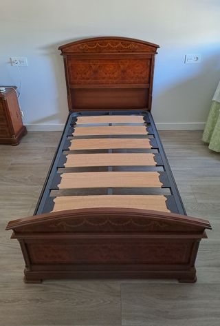 Cama de 90 completa con colchón y almohadón