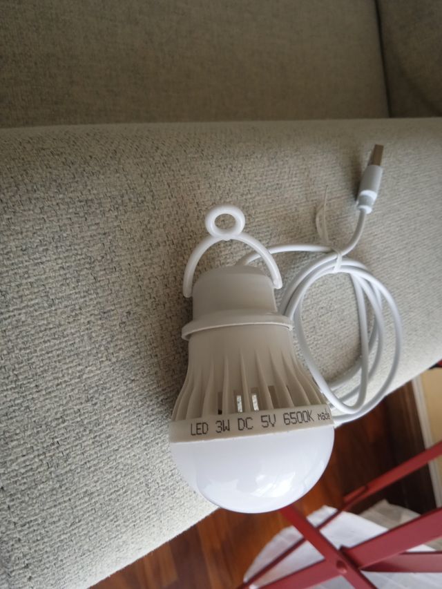 Luz LED 3w com USB 75cm