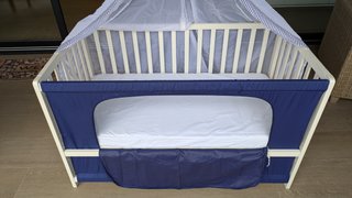 Cuna colecho de madera 120x60