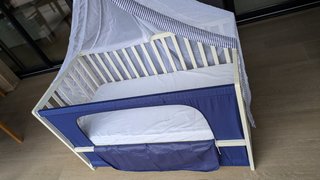 Cuna colecho de madera 120x60