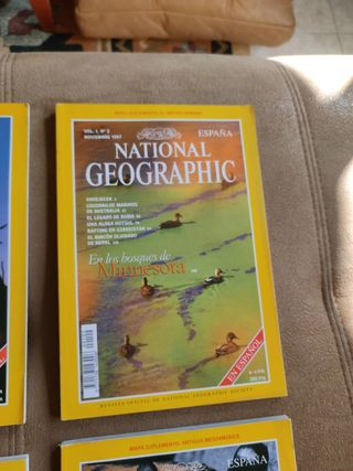 Lote 4 revistas NATIONAL GEOGRAPHIC 1997