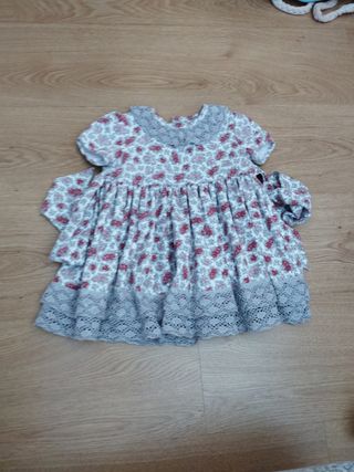 Vestido bebe niña