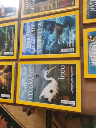 Lote de 11 revistas NATIONAL GEOGRAPHIC