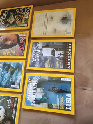 Lote de 11 revistas NATIONAL GEOGRAPHIC