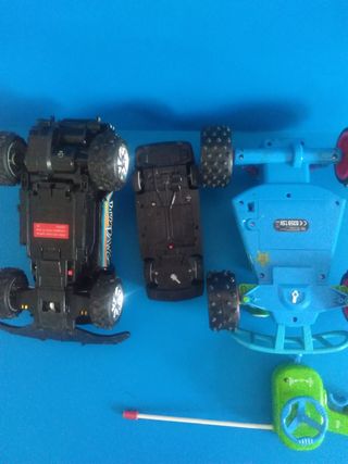 3 Coches teledirigidos radio control