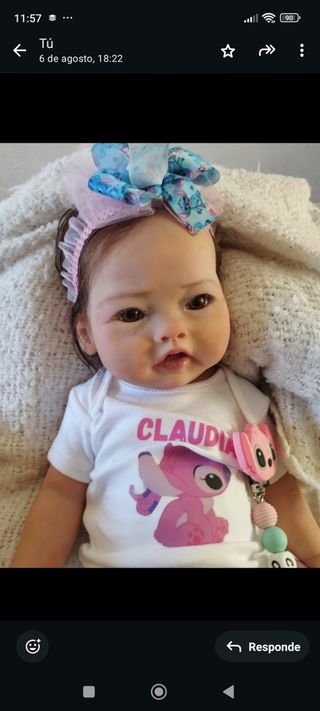 Bebe reborn silicona