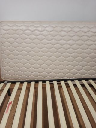Cama colchon + somier 105cm