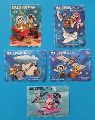 Sellos Maldives. Space Exploration