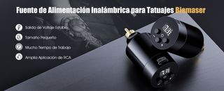 Batería inalámbrica para maquina de tatuar