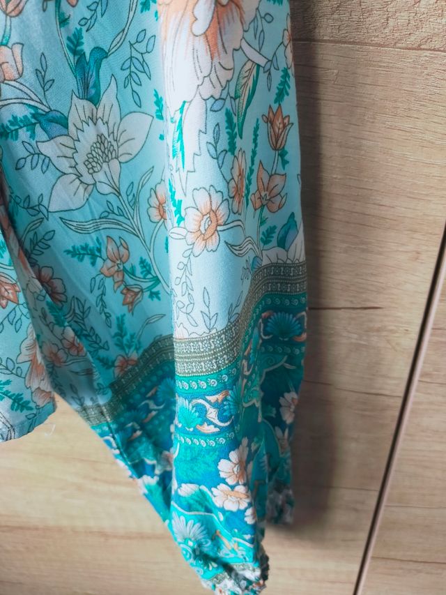 Camisa de flores manga larga