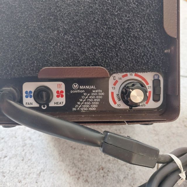 Stufetta ceramica Micro Furnace vintage 1985