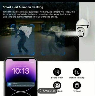 5 Cámaras IP wifi 5 SD 32 GB. Nuevas