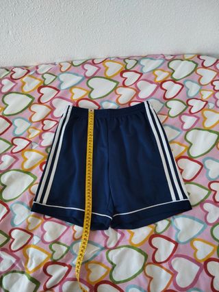 pantalón corto chándal azul niño