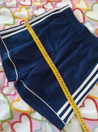 pantalón corto chándal azul niño