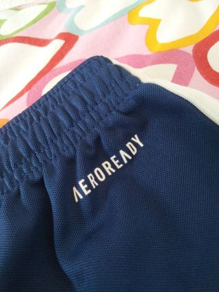 pantalón corto chándal azul niño
